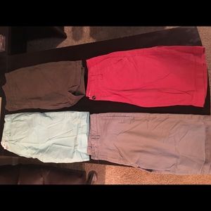 4 Pairs of Khaki Shorts